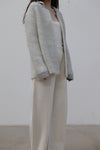 SWAYING/KNIT thick suit collar cardigan SW212SZ90 PS28